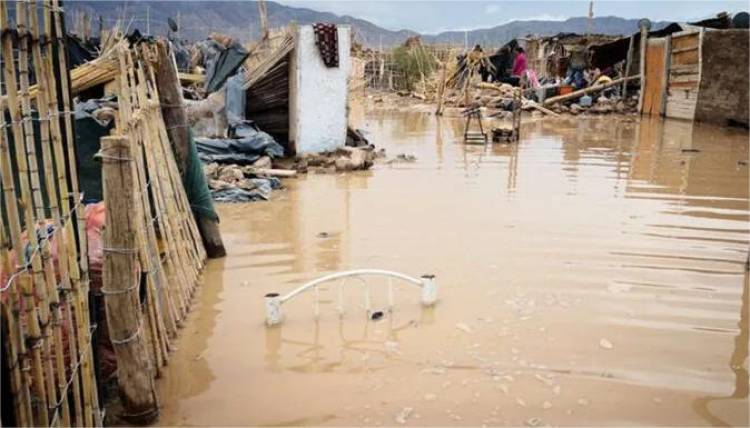 Por las fuertes lluvias en San Juan, asistieron a 350 familias y hubo evacuados