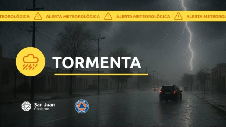 Alerta meteorológica  por  tormentas para el fin de semana en la provincia