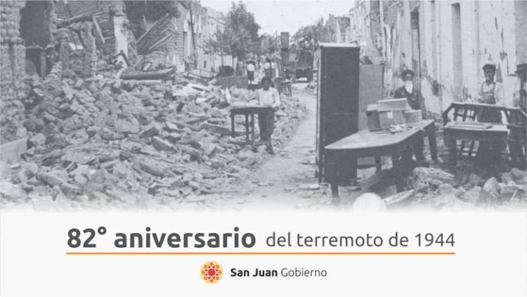 A 82 años del terremoto de 1944: la tragedia que despertó la mayor solidaridad del país