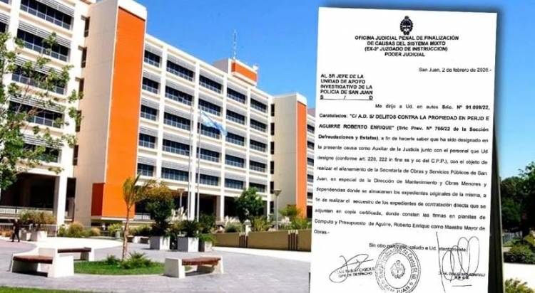 Realizaron un allanamiento en la Secretaría de Obras Públicas por posible delito en la gestión de Uñac