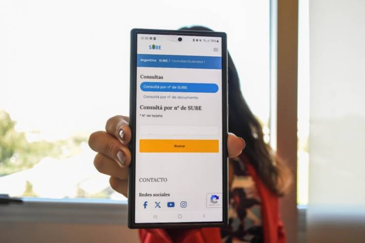 Cómo verificar el registro de una tarjeta SUBE