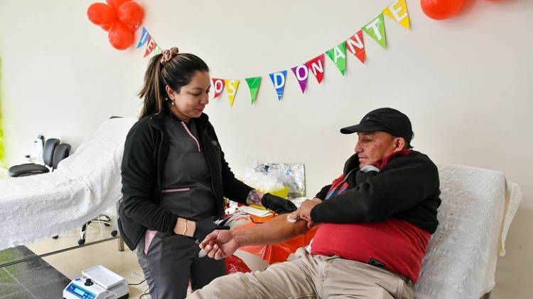 Salud impulsa colectas de sangre en marzo en distintos puntos de la provincia