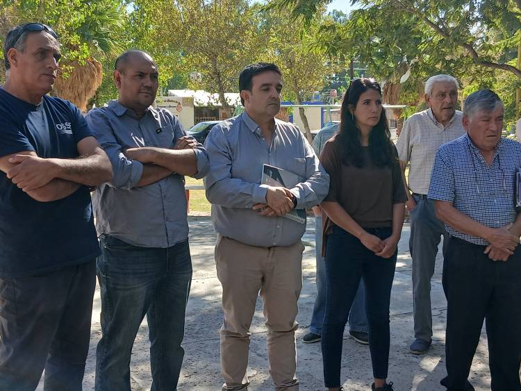 Funcionarios de OSSE en Jáchal: obras, conexiones y plazos para el sistema de cloacas 