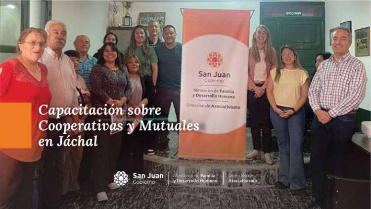 Capacitan para la formación de nuevas cooperativas y mutuales en Jáchal