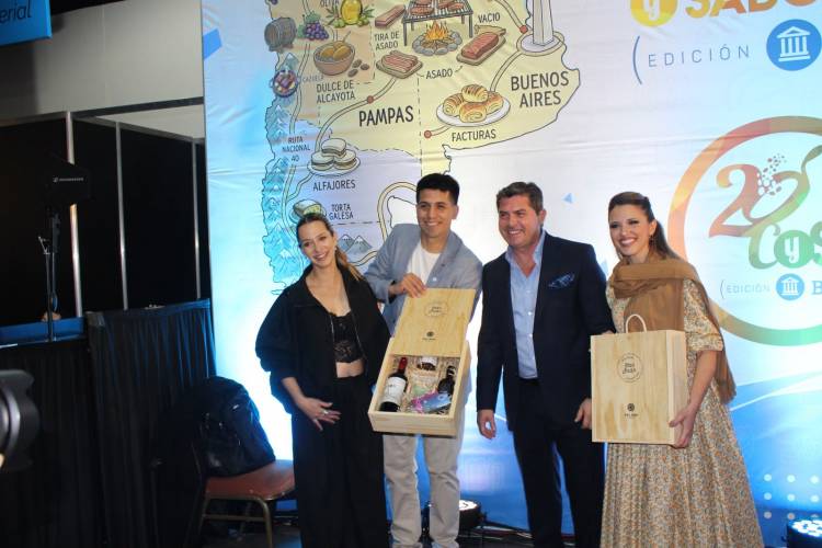 Orrego acompañó la presentación de la gastronomía sanjuanina en Caminos y Sabores 2026
