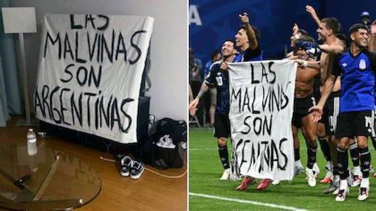 El testimonio del autor de la bandera de Malvinas y la historia de cómo la ingresó a la cancha