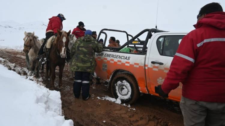 Protección Civil coordinó operativos de asistencia tras las intensas nevadas