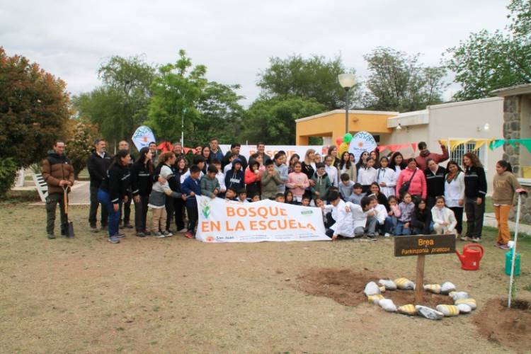 Valle Fértil fue sede del cierre provincial de Bosque en la Escuela