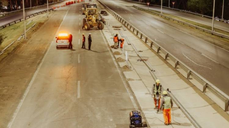 Repavimentación de Circunvalación: ya se trabaja las 24 horas